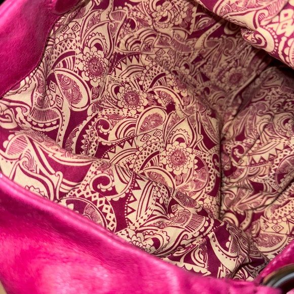 Hobo International Shoulder bag. Rich raspberry color! - Picture 6 of 11